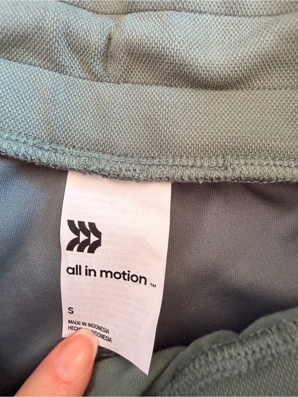 all in motion Wide-Leg Drawstring Pants in Sage Green Small - Picture 5 of 5